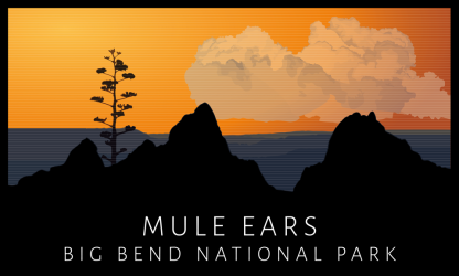 Mule Ears Peaks, Big Bend National Park